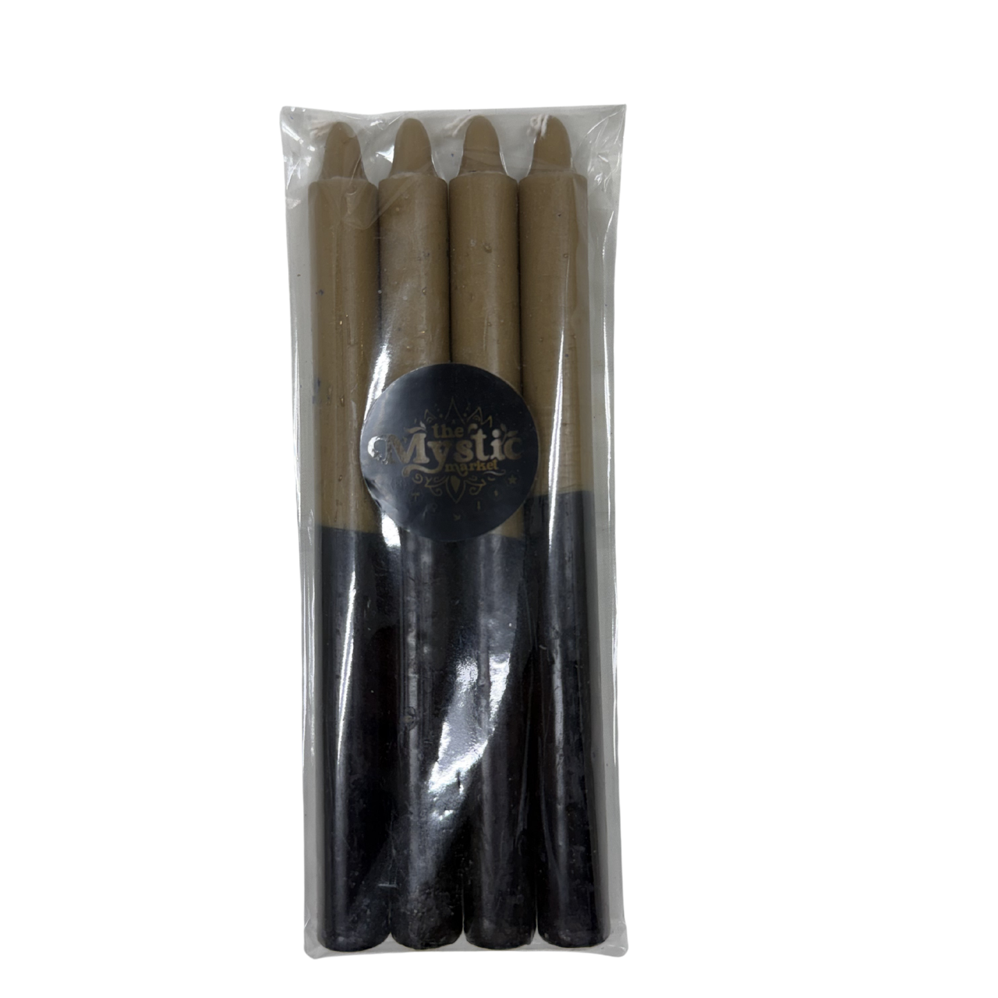 Vela Palito Dourada e Preta