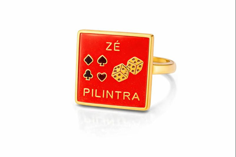 Anel Zé Pilintra Vermelho