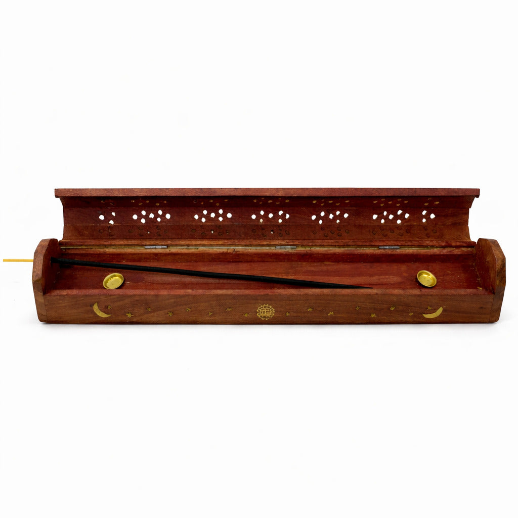 Wooden Coffin Box 18"