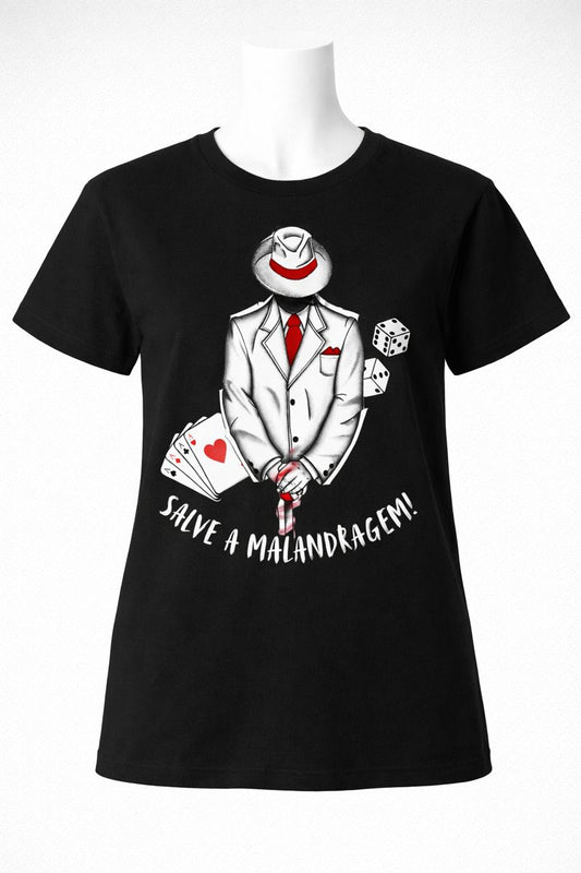 Camiseta Malandro: Salve a Malandragem – Rei do Jogo
