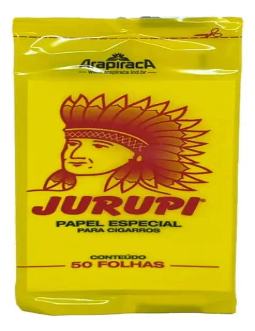 Jurupi Papel Especial para Cigarros - 50 Folhas