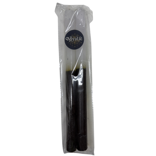 Vela Palito 12hs Branco e Preto