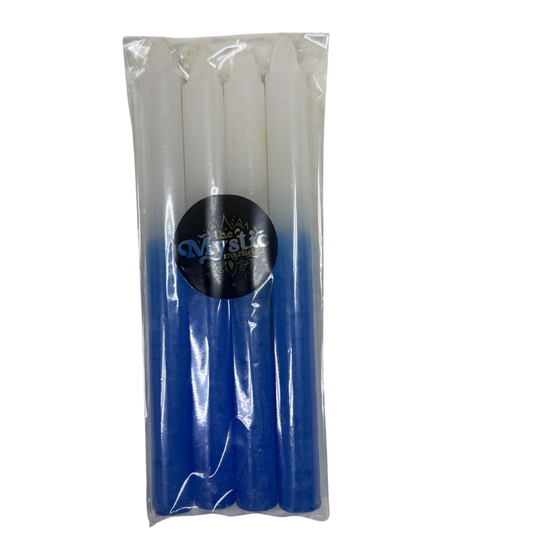 Vela Palito Azul e Branca