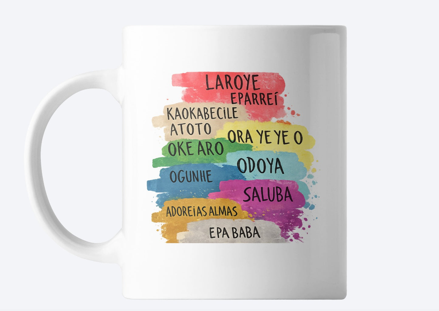 Caneca Orixás Saudações