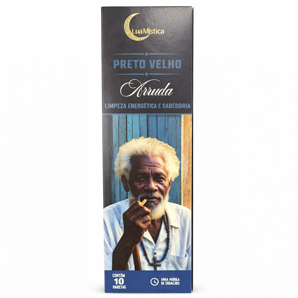 Incenso Lua Mística Preto Velho